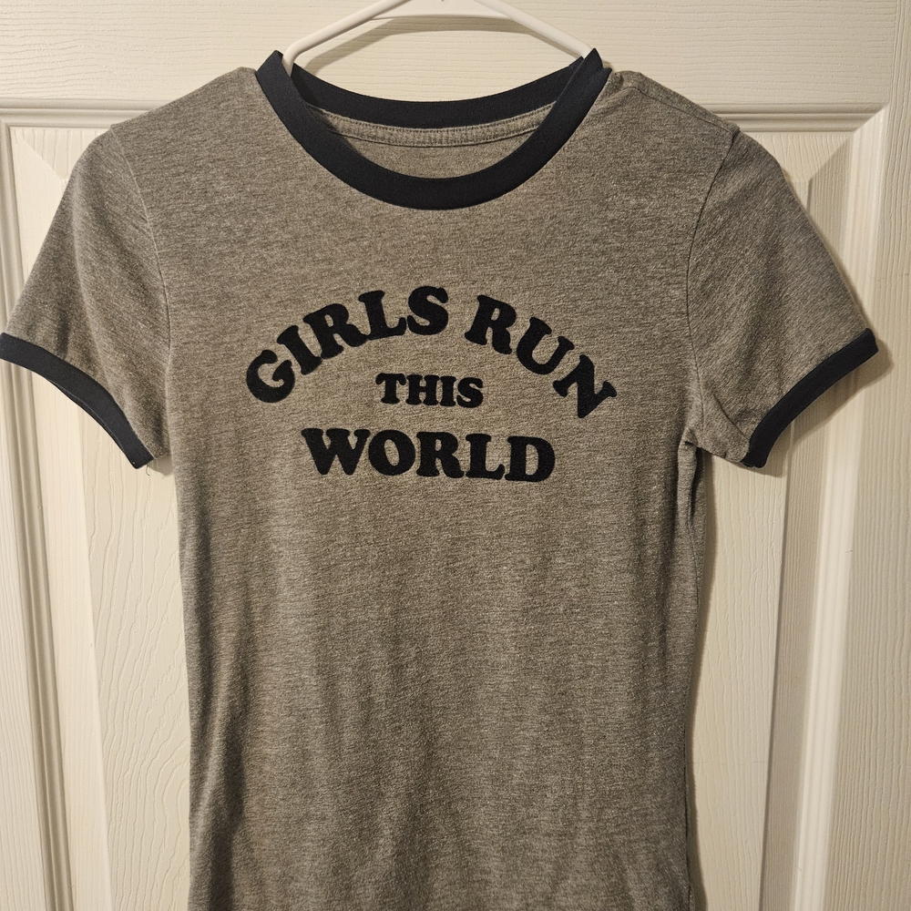 Free State Charcoal Tee with White Text